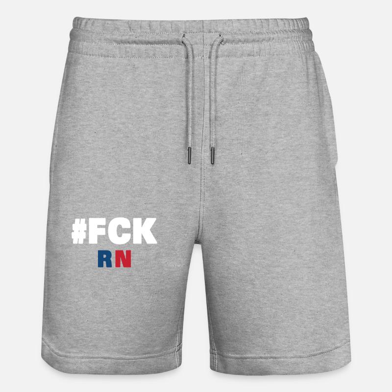 Fck rn - Short de jogging bio TRAINER Stanley/Stella unisexe - gris chiné