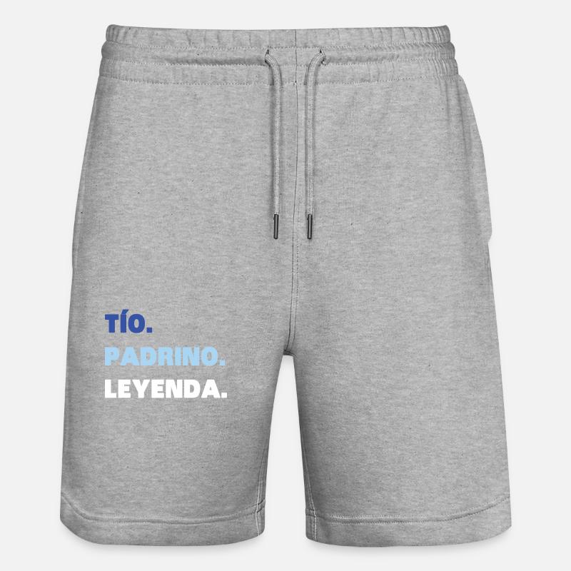 Légende de l’oncle parrain - Short de jogging bio TRAINER Stanley/Stella unisexe - gris chiné