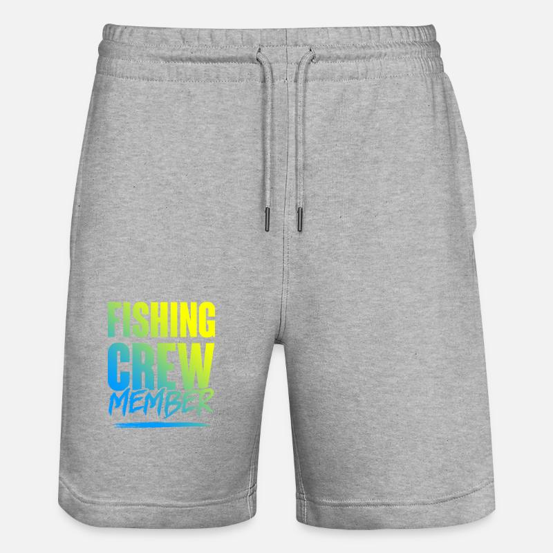 Équipage de pêche - Short de jogging bio TRAINER Stanley/Stella unisexe - gris chiné
