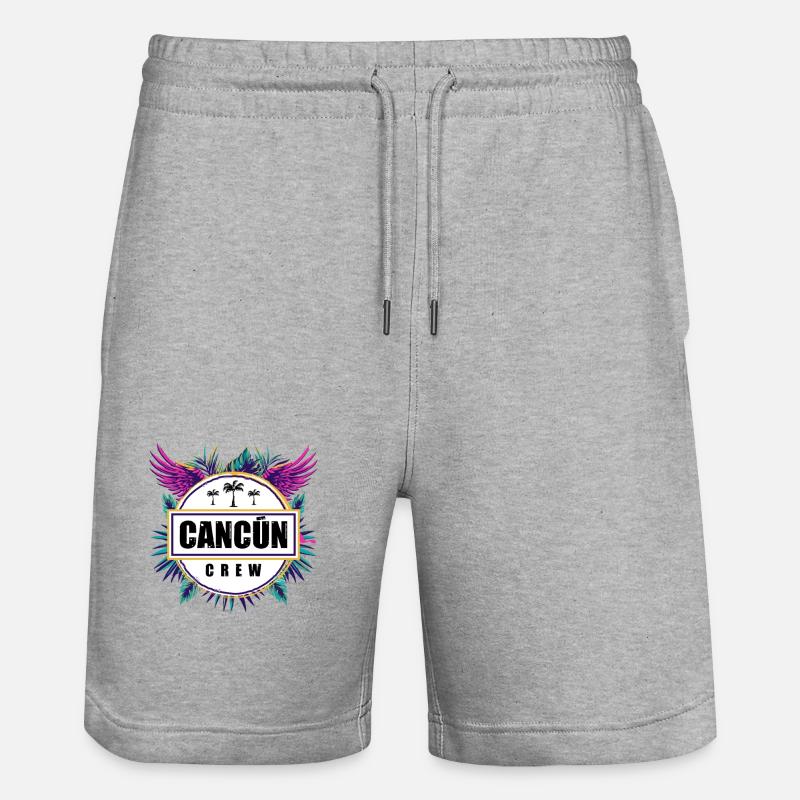 Cancun Crew Tropical - Short de jogging bio TRAINER Stanley/Stella unisexe - gris chiné