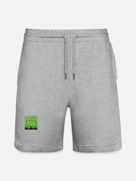 Wir sagen Servus Franz! - Stanley/Stella Unisex Bio Joggingshorts Trainer - Grau meliert