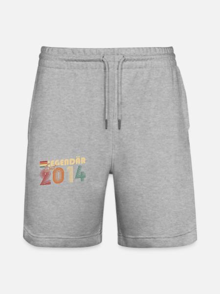 Legendary since 2014 - Stanley/Stella Trainer Unisex Organic Jogging Shorts - heather grey