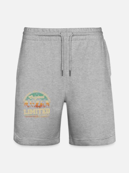 Original 1974 Vintage rétro cadeau d’anniversaire - Short de jogging bio TRAINER Stanley/Stella unisexe - gris chiné