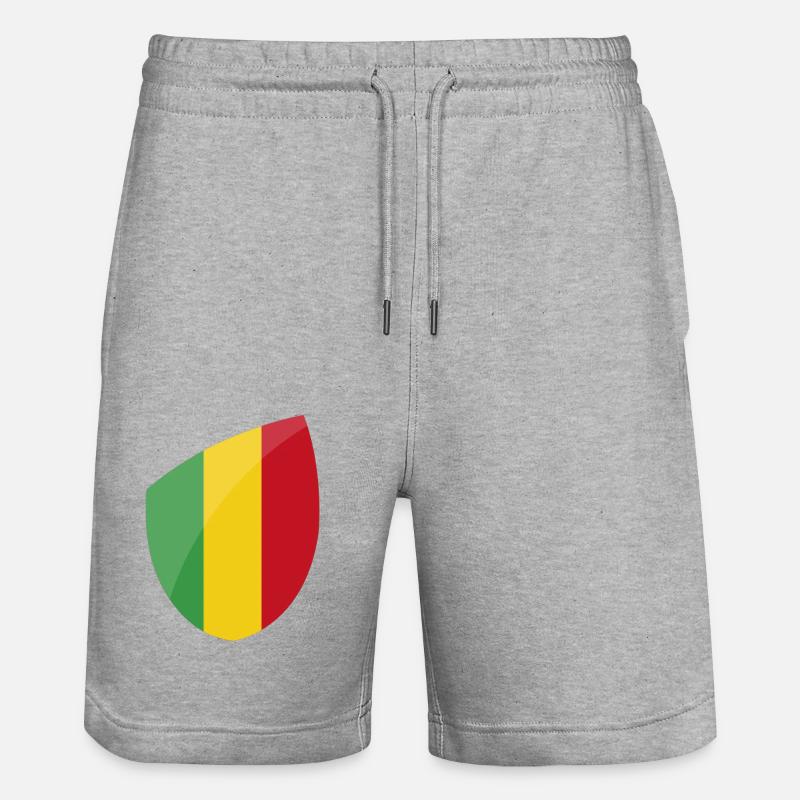 Mali - Short de jogging bio TRAINER Stanley/Stella unisexe - gris chiné