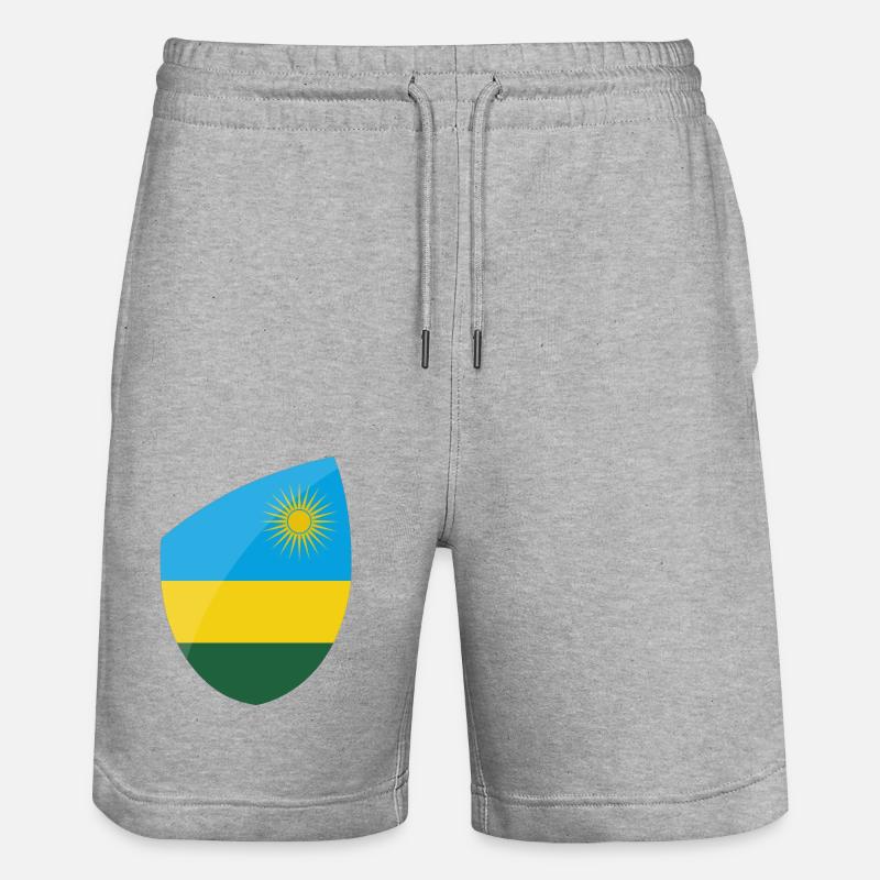 Rwanda - Short de jogging bio TRAINER Stanley/Stella unisexe - gris chiné