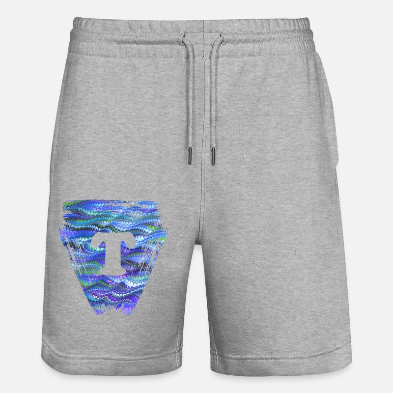 Triangle E 103 T - Short de jogging bio TRAINER Stanley/Stella unisexe - gris chiné