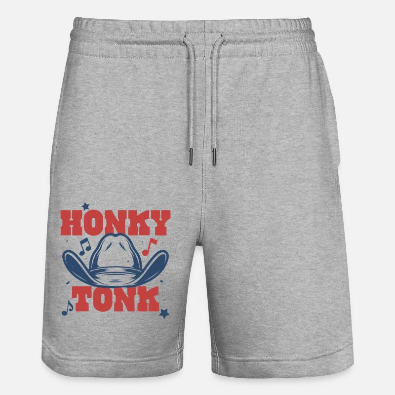 Honky Tonk - Short de jogging bio TRAINER Stanley/Stella unisexe - gris chiné