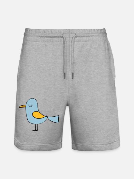 oiseau - Short de jogging bio TRAINER Stanley/Stella unisexe - gris chiné