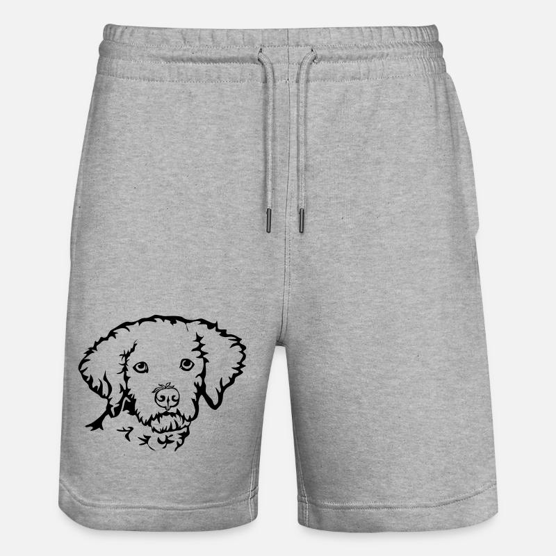 Lagotto Romagnolo - Short de jogging bio TRAINER Stanley/Stella unisexe - gris chiné