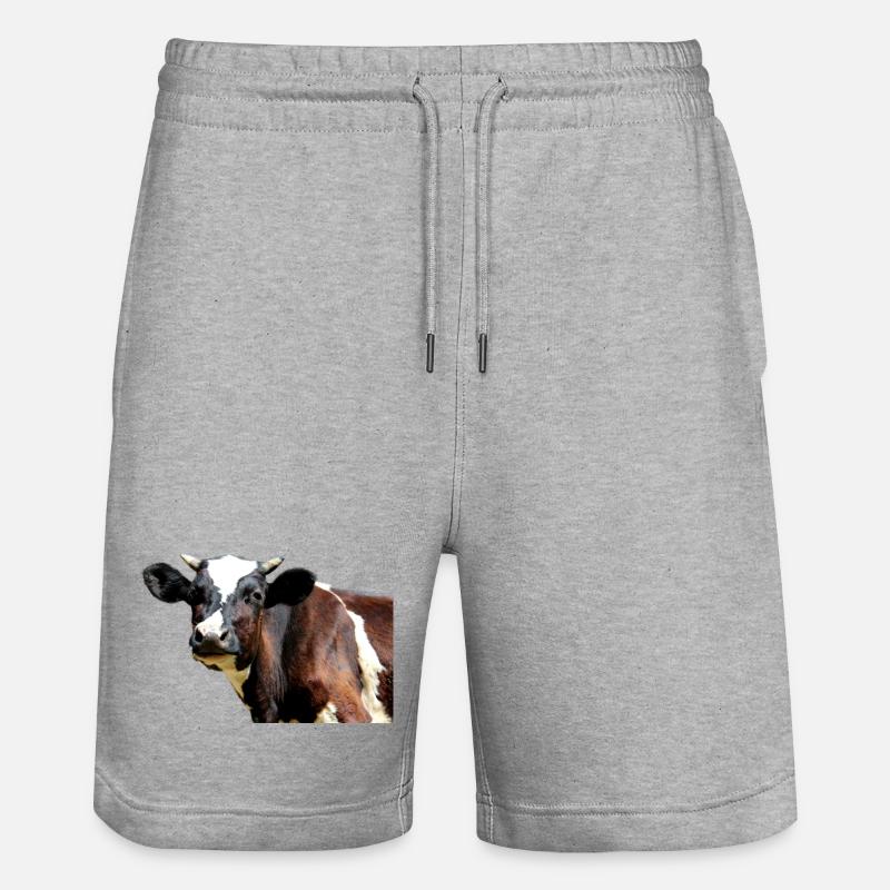 Vache - Short de jogging bio TRAINER Stanley/Stella unisexe - gris chiné