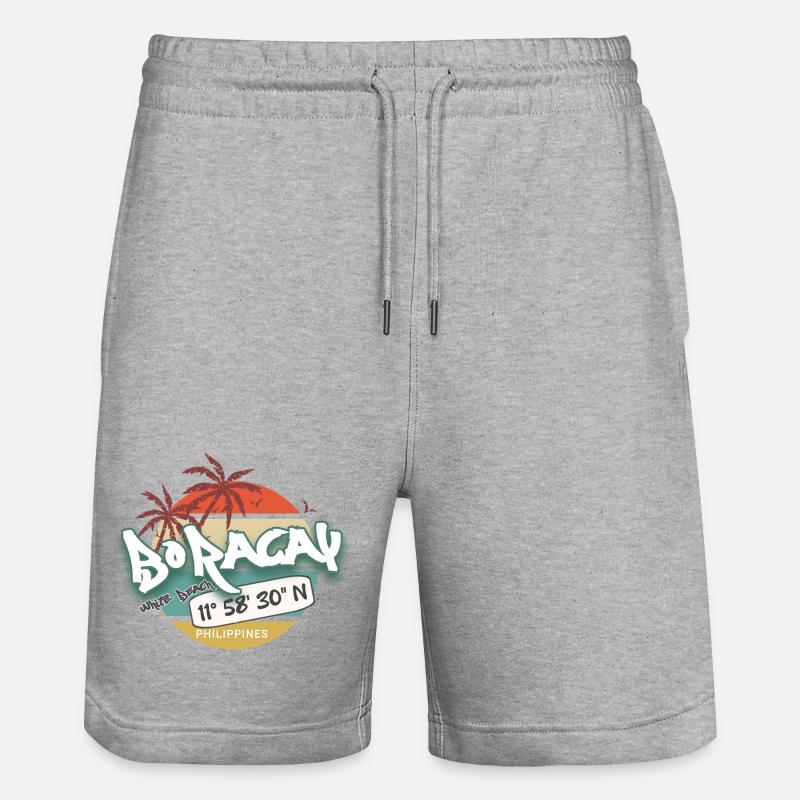 Latitude - Short de jogging bio TRAINER Stanley/Stella unisexe - gris chiné