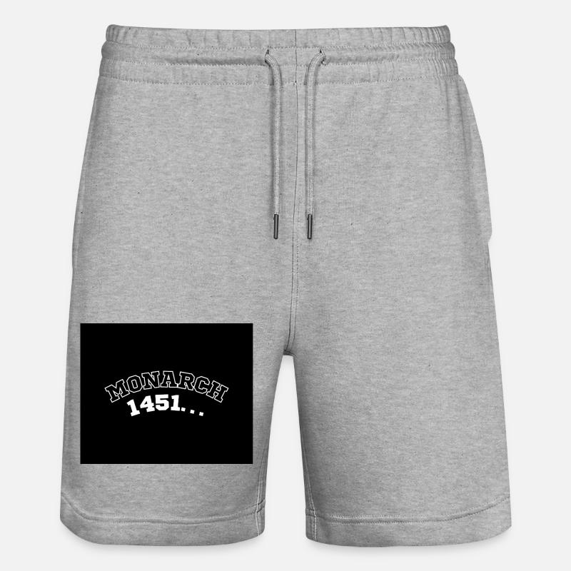 Chronique du monarque de 1451 - Short de jogging bio TRAINER Stanley/Stella unisexe - gris chiné