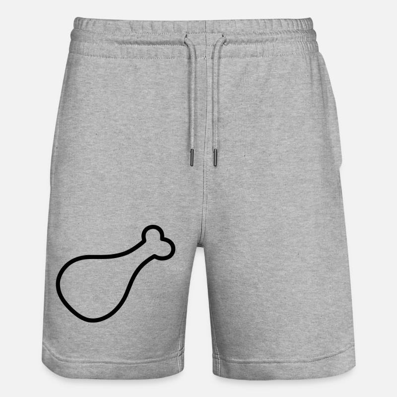 cuisse de poulet - Short de jogging bio TRAINER Stanley/Stella unisexe - gris chiné