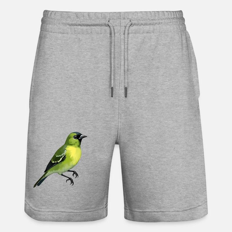 Oiseau Pintard - Short de jogging bio TRAINER Stanley/Stella unisexe - gris chiné