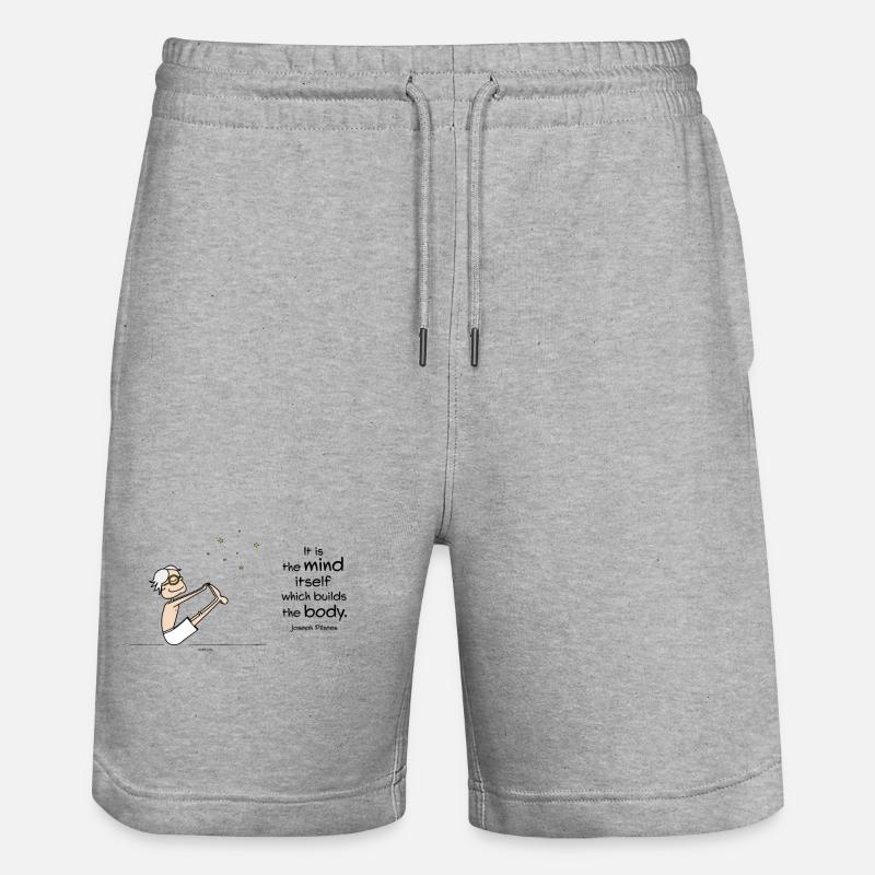 L’ - Short de jogging bio TRAINER Stanley/Stella unisexe - gris chiné