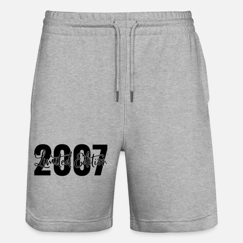 Limited edition 2007 - Stanley/Stella Unisex Bio Joggingshorts Trainer  - Grau meliert