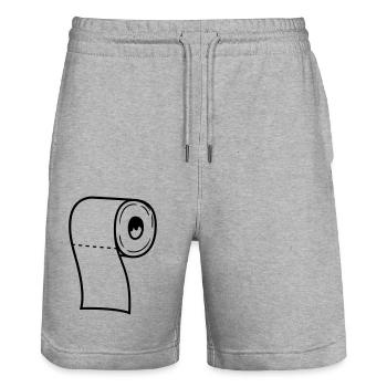 rouleau toilette papier papier toilette toilette toilette wc b - Short de jogging bio TRAINER Stanley/Stella unisexe - gris chiné - Devant - Nik (191cm) & Marisol (170cm)