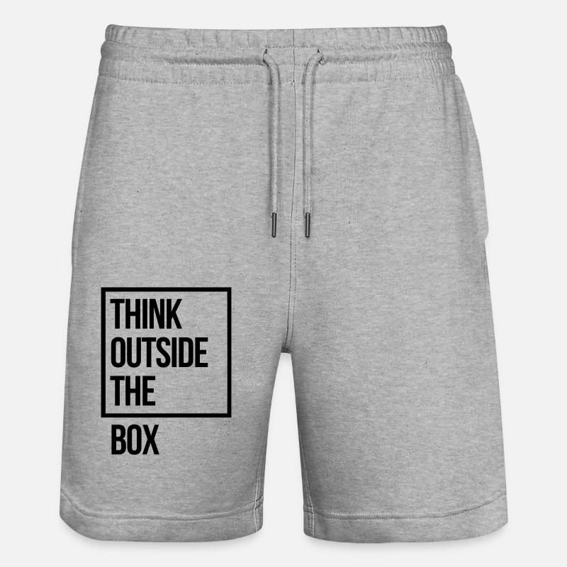 THINK OUTSIDE THE BOX - Short de jogging bio TRAINER Stanley/Stella unisexe - gris chiné