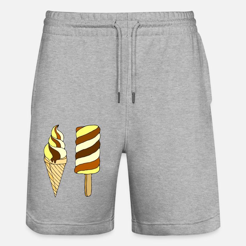 Glace - Short de jogging bio TRAINER Stanley/Stella unisexe - gris chiné