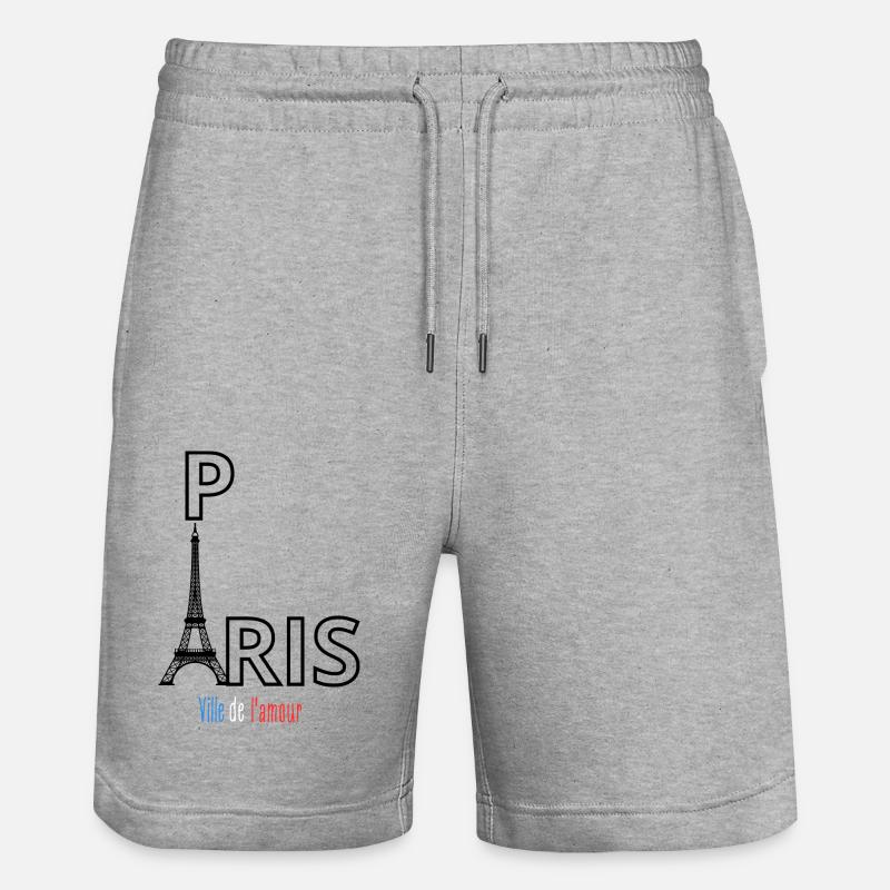 Paris - Short de jogging bio TRAINER Stanley/Stella unisexe - gris chiné