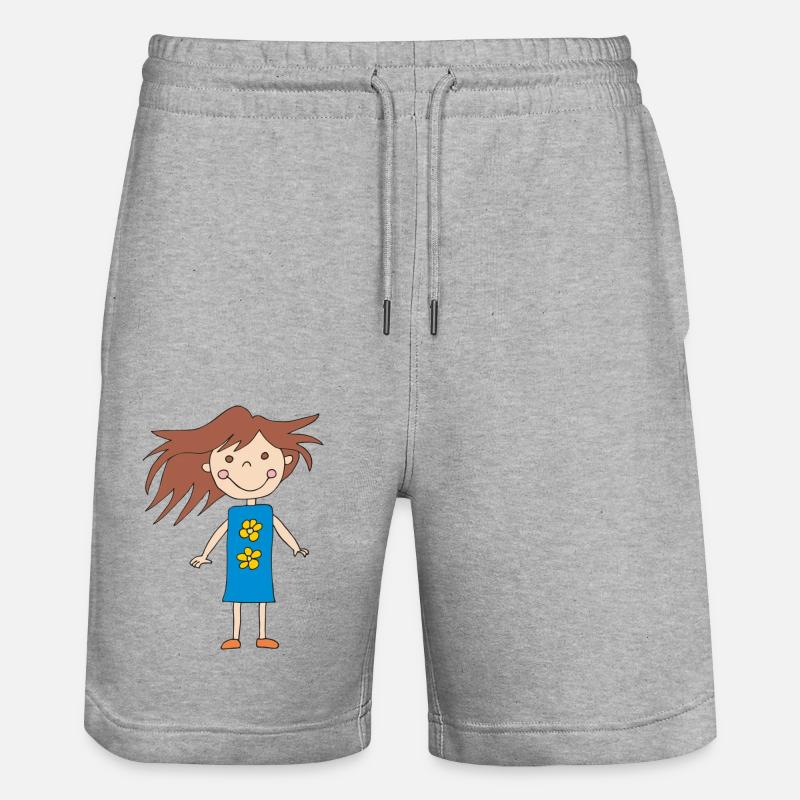 Fille Petit - Short de jogging bio TRAINER Stanley/Stella unisexe - gris chiné