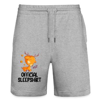 Funny Saying Picture Funny Humor Gift Idea - Stanley/Stella Trainer Unisex Organic Jogging Shorts - heather grey - Front - Nik (191cm) & Marisol (170cm)