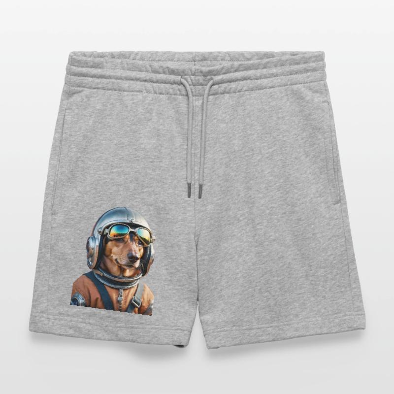 Teckel de l’espace | Chien dans l’espace Short de jogging bio TRAINER Stanley/Stella unisexe