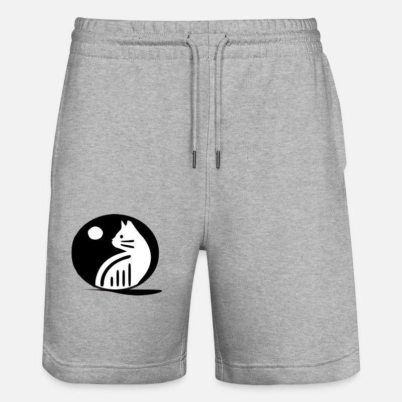 Chat - Short de jogging bio TRAINER Stanley/Stella unisexe - gris chiné