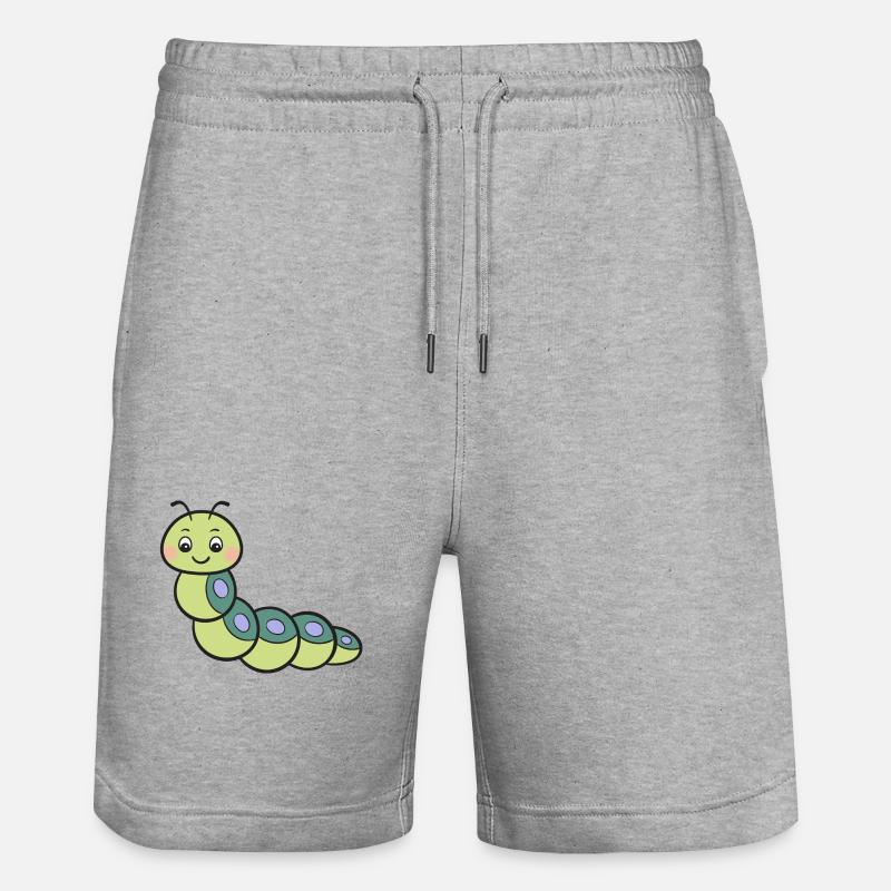 Chenille - Short de jogging bio TRAINER Stanley/Stella unisexe - gris chiné