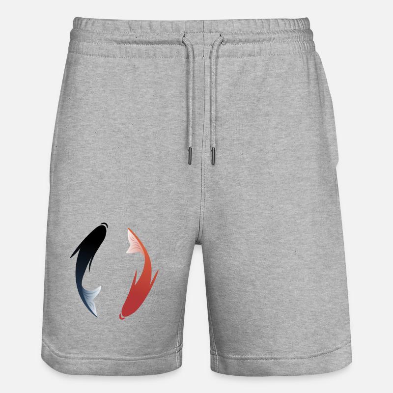 Coitance - Short de jogging bio TRAINER Stanley/Stella unisexe - gris chiné