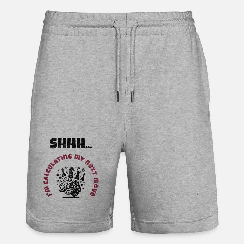 Berechnungsmodus Ein - Stanley/Stella Unisex Bio Joggingshorts Trainer  - Grau meliert