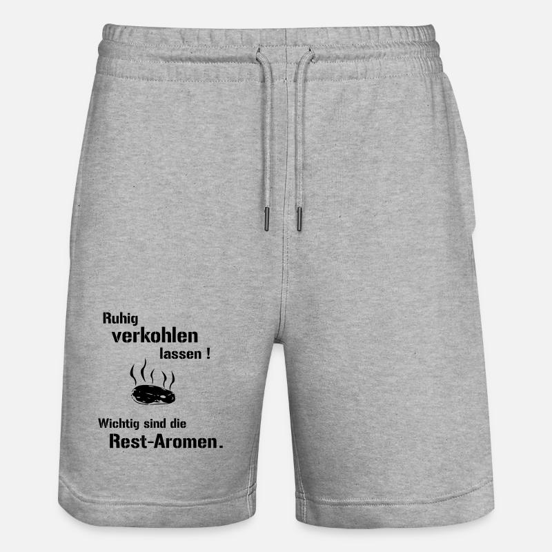Saveurs résiduelles - Short de jogging bio TRAINER Stanley/Stella unisexe - gris chiné