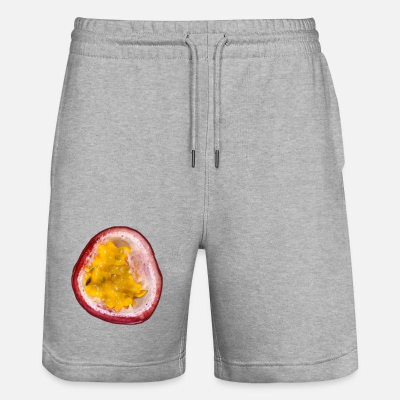 Fruit de la passion - Short de jogging bio TRAINER Stanley/Stella unisexe - gris chiné