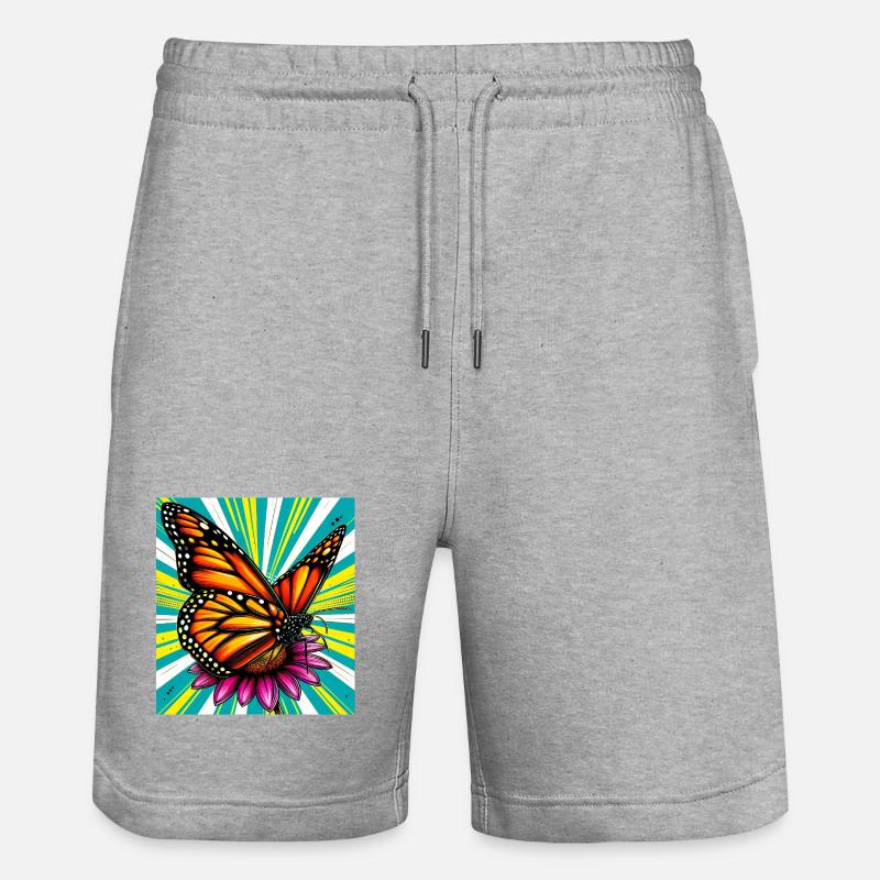 papillon - Short de jogging bio TRAINER Stanley/Stella unisexe - gris chiné