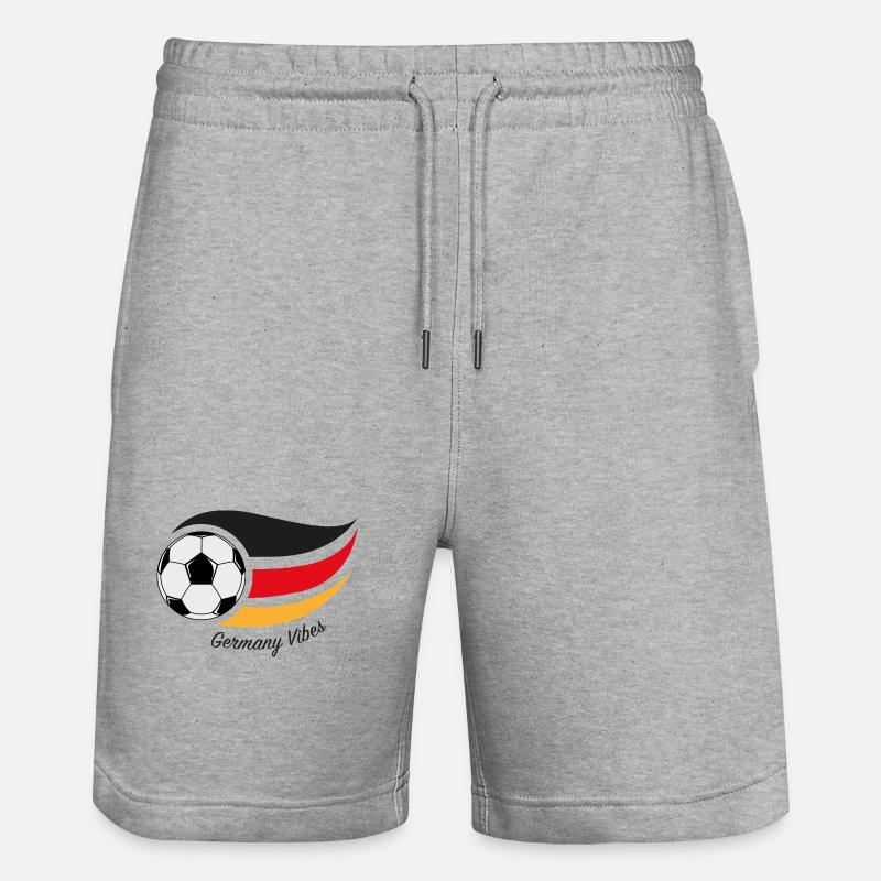 Ambiance allemande - Short de jogging bio TRAINER Stanley/Stella unisexe - gris chiné