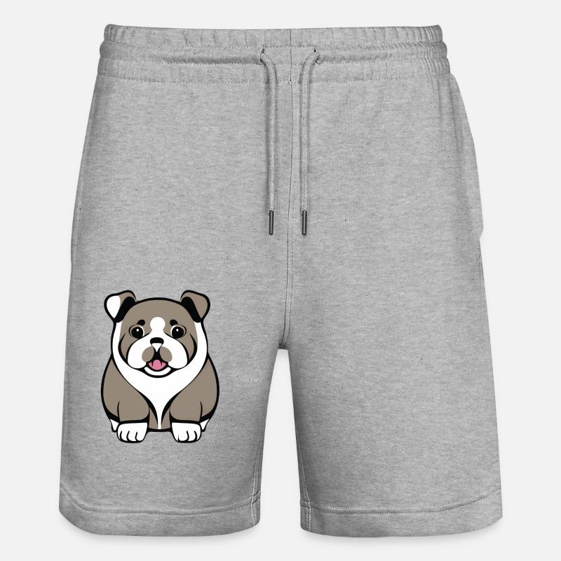 Juste chien mignon - Short de jogging bio TRAINER Stanley/Stella unisexe - gris chiné
