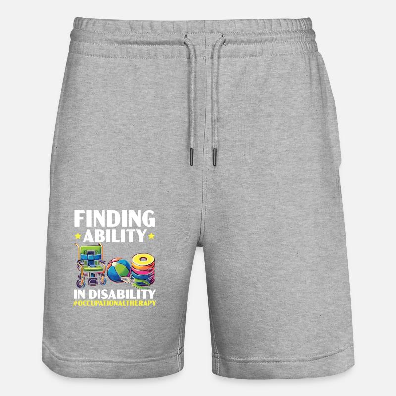 Occupational Therapist Occupational Therapy - Stanley/Stella Trainer Unisex Organic Jogging Shorts - undefined