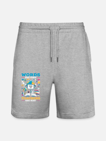 Ell-teacher teaching English learner - Stanley/Stella Trainer Unisex Organic Jogging Shorts -