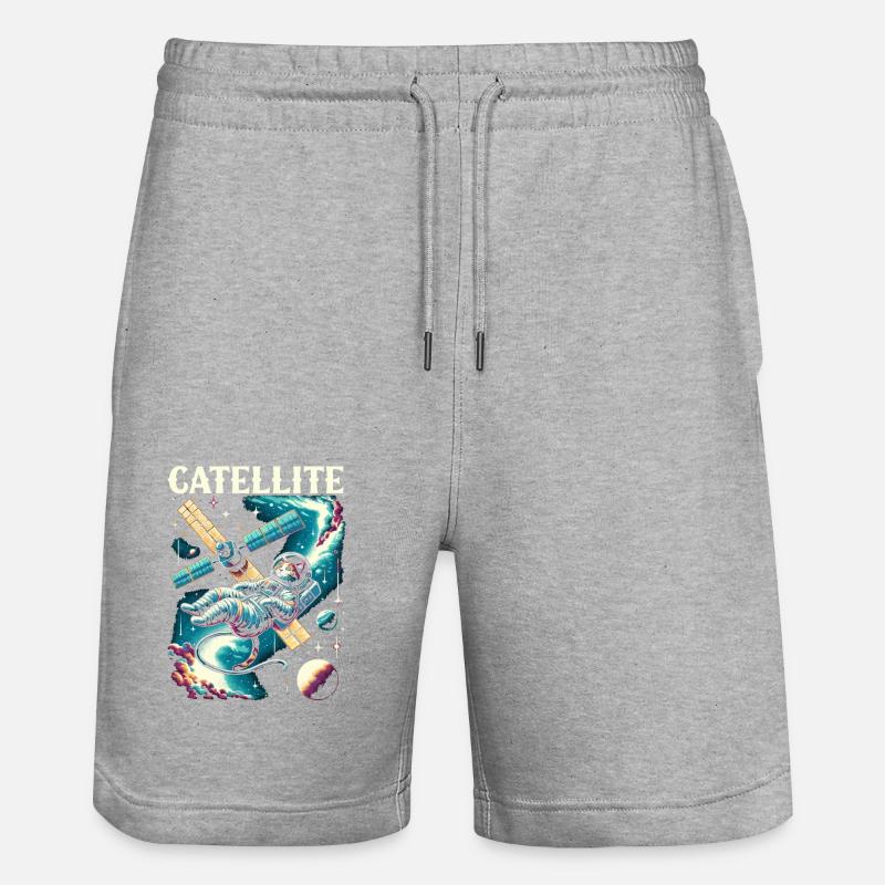 Chat cosmonaute astronaute - Short de jogging bio TRAINER Stanley/Stella unisexe - undefined