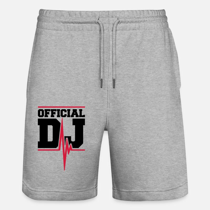 Official DJ Music Pulse - Short de jogging bio TRAINER Stanley/Stella unisexe - gris chiné