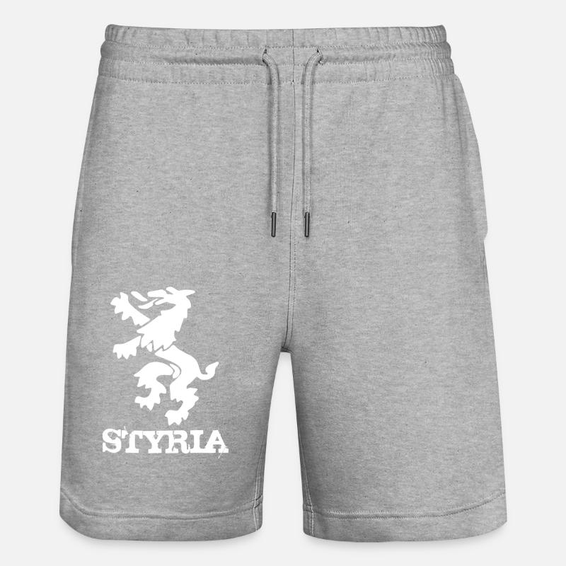 Steiermark - Stanley/Stella Unisex Bio Joggingshorts Trainer  - Grau meliert