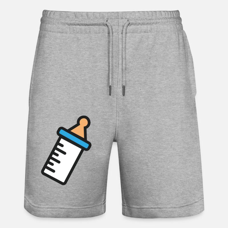 Bouteille de lait - Short de jogging bio TRAINER Stanley/Stella unisexe - gris chiné