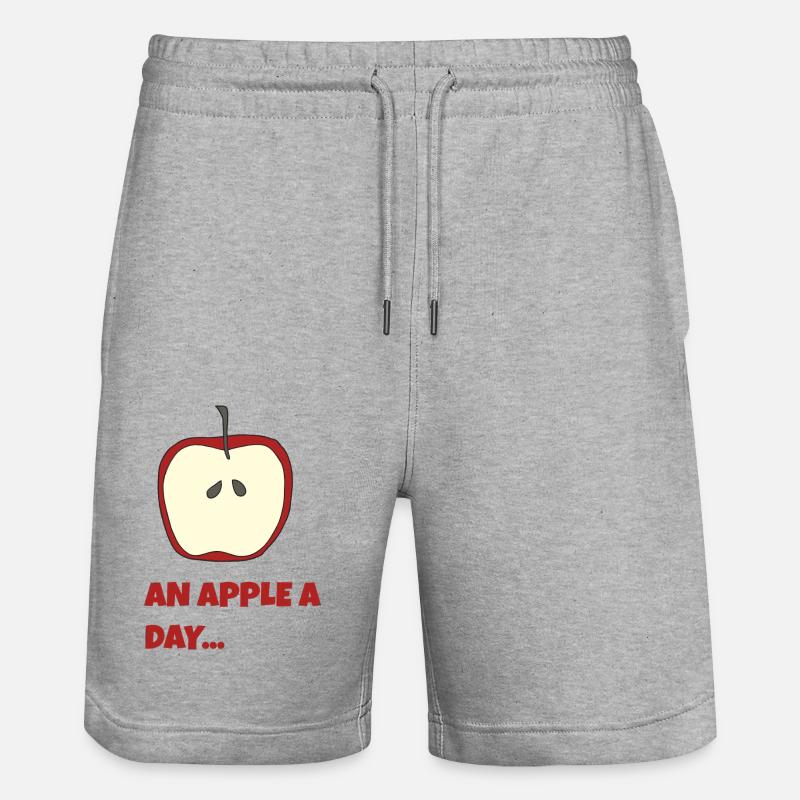 à Apple - Short de jogging bio TRAINER Stanley/Stella unisexe - gris chiné