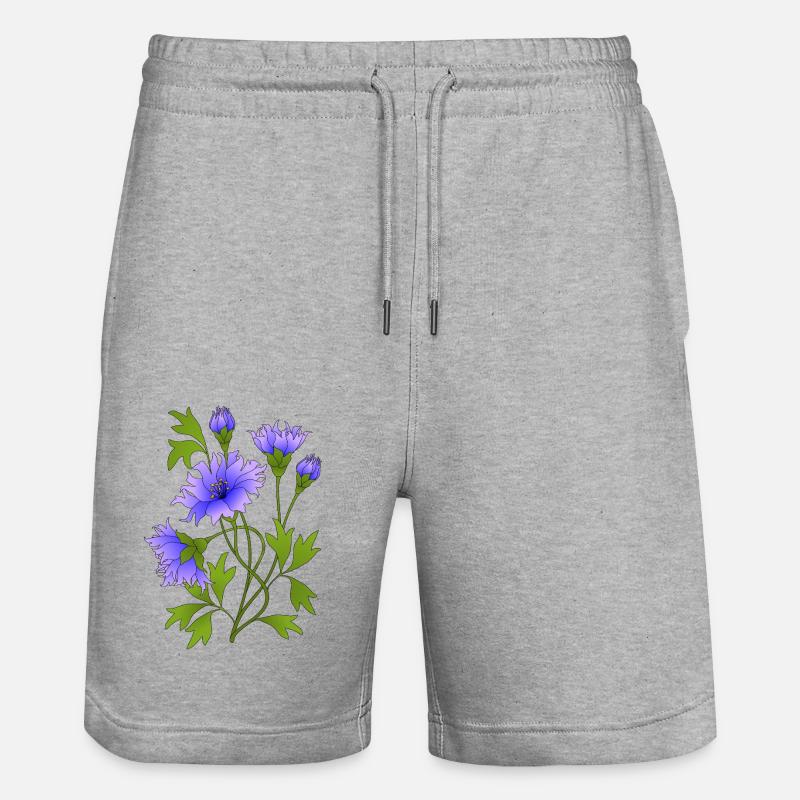 Fleur - Short de jogging bio TRAINER Stanley/Stella unisexe - gris chiné