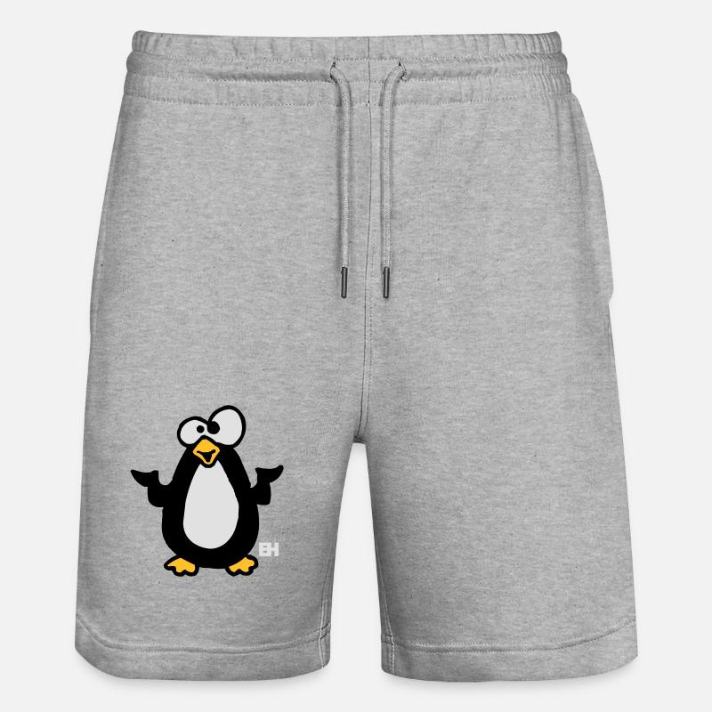 Manchot - Short de jogging bio TRAINER Stanley/Stella unisexe - gris chiné