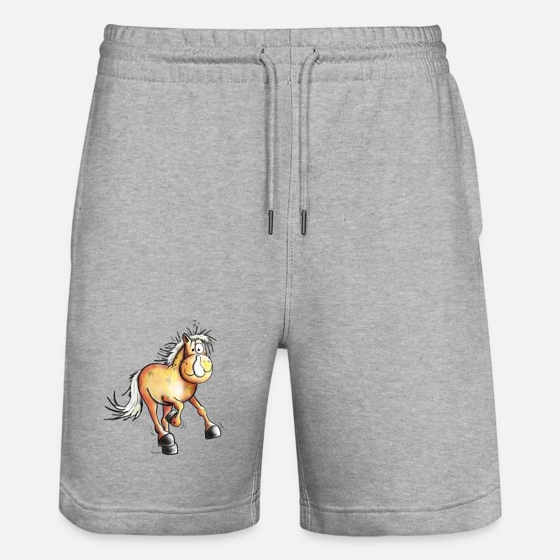 Courir Haflinger - Short de jogging bio TRAINER Stanley/Stella unisexe - gris chiné
