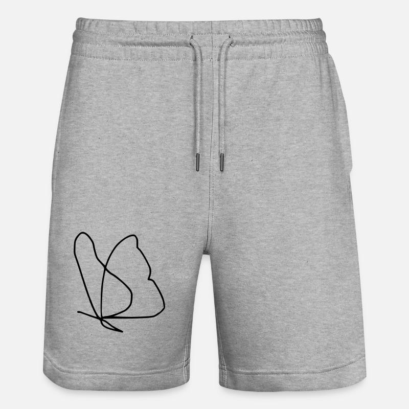 Papillon - Short de jogging bio TRAINER Stanley/Stella unisexe - gris chiné