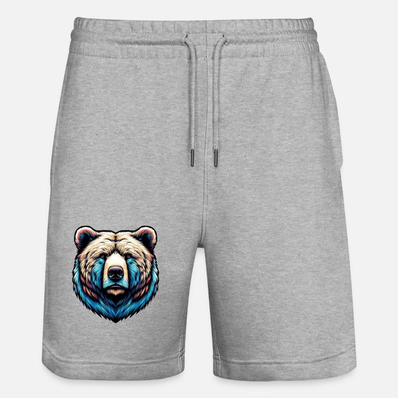 Ours - Short de jogging bio TRAINER Stanley/Stella unisexe - gris chiné