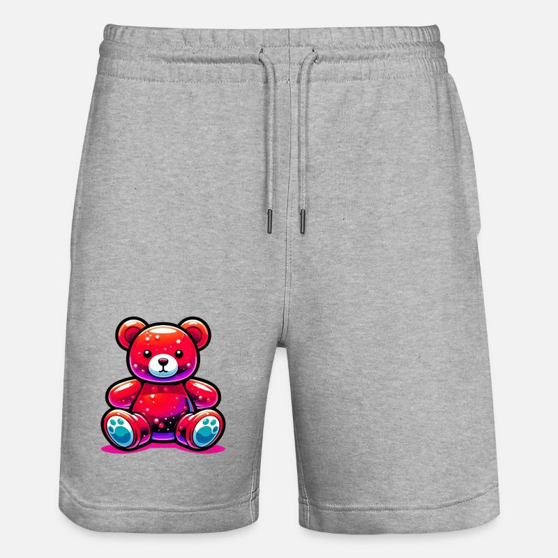 Ours - Short de jogging bio TRAINER Stanley/Stella unisexe - gris chiné