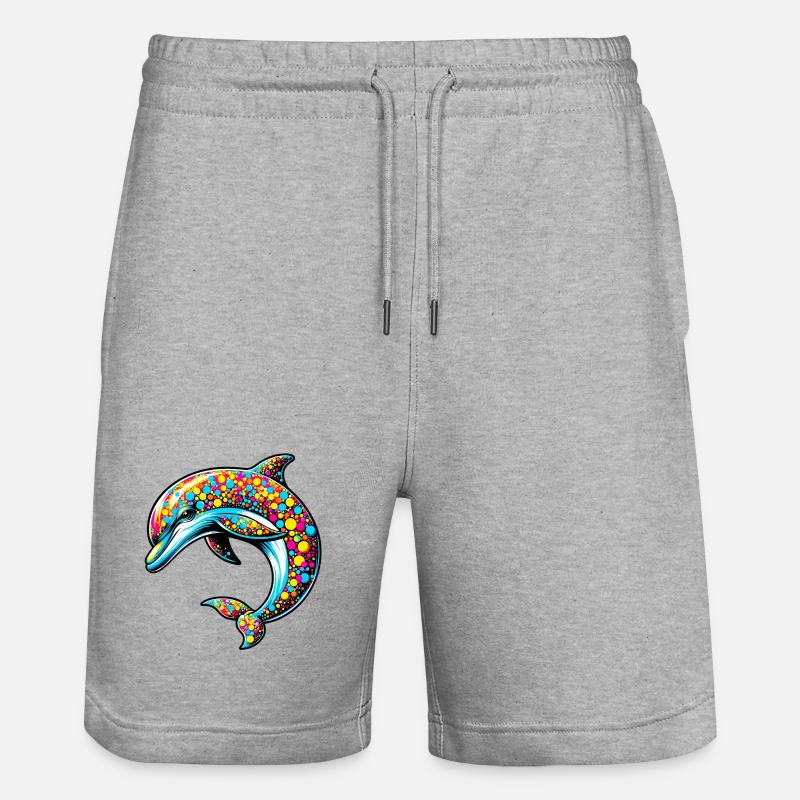 Dauphin - Short de jogging bio TRAINER Stanley/Stella unisexe - gris chiné